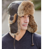 Leather Aviator Trapper Hats